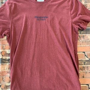 Men’s red Abercrombie shirt